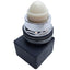 Used Square D 9001KM1-KP1Y9 Harmony Push Button Momentary ø30mm 110-120V AC *No Bulb*