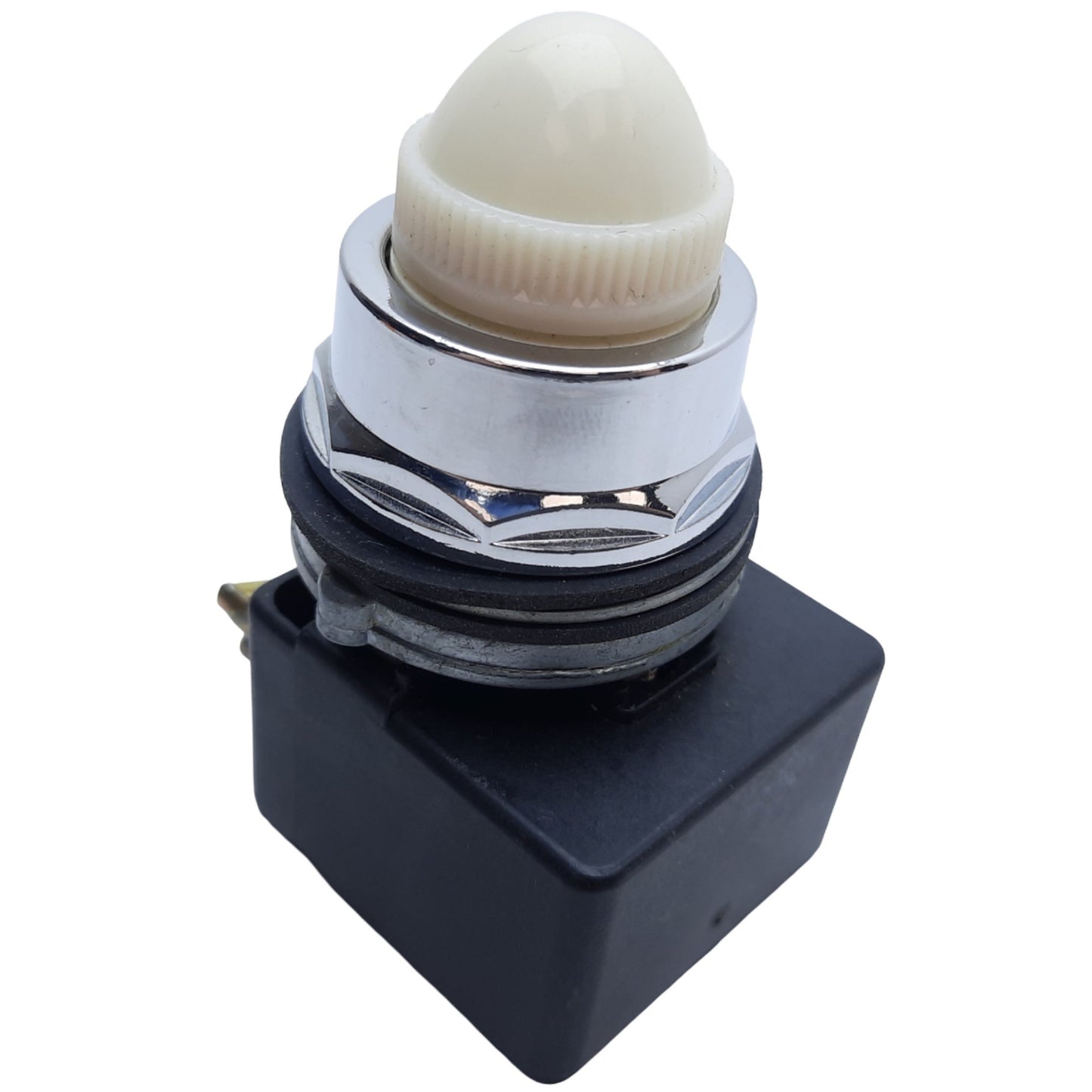 Used Square D 9001KM1-KP1Y9 Harmony Push Button Momentary ø30mm 110-120V AC *No Bulb*