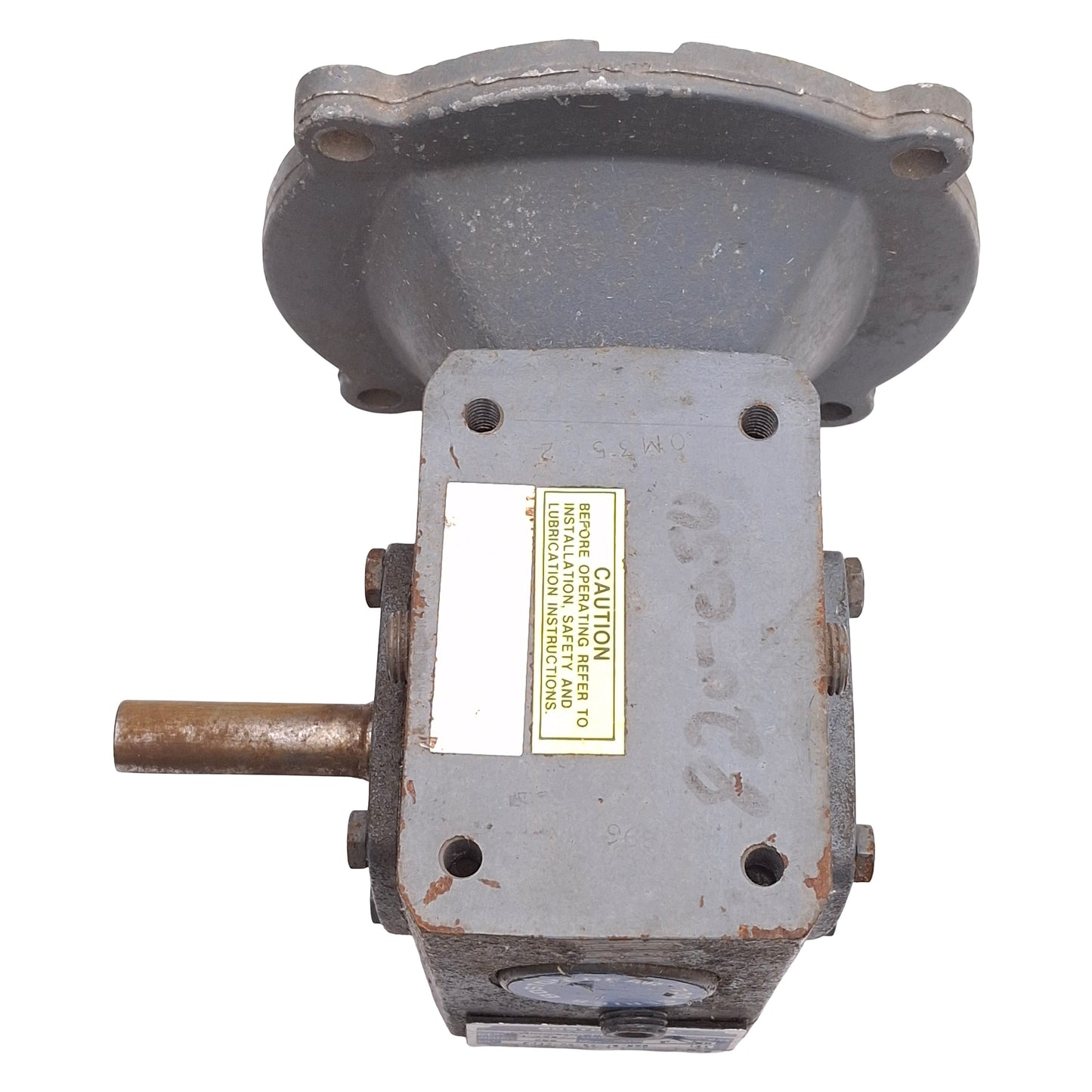 Used Boston Gear F713-5S-B5-J6-DOR Worm Gear Speed Reducer, 5:1, ø5/8in Bore & Shaft