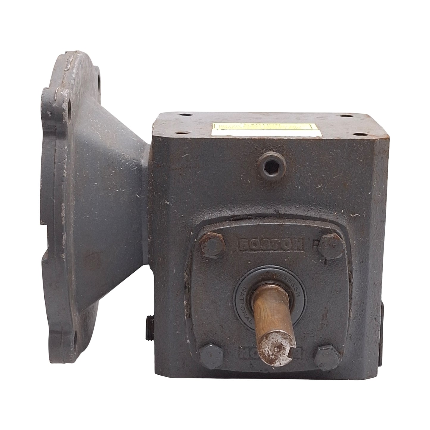 Used Boston Gear F713-5S-B5-J6-DOR Worm Gear Speed Reducer, 5:1, ø5/8in Bore & Shaft