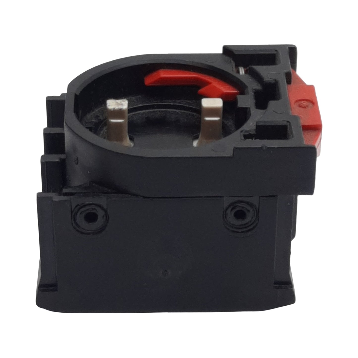 Used General Electric 080BF11V Pushbutton Contact Block, 1NO + 1NC, 10A 600VAC, 22mm