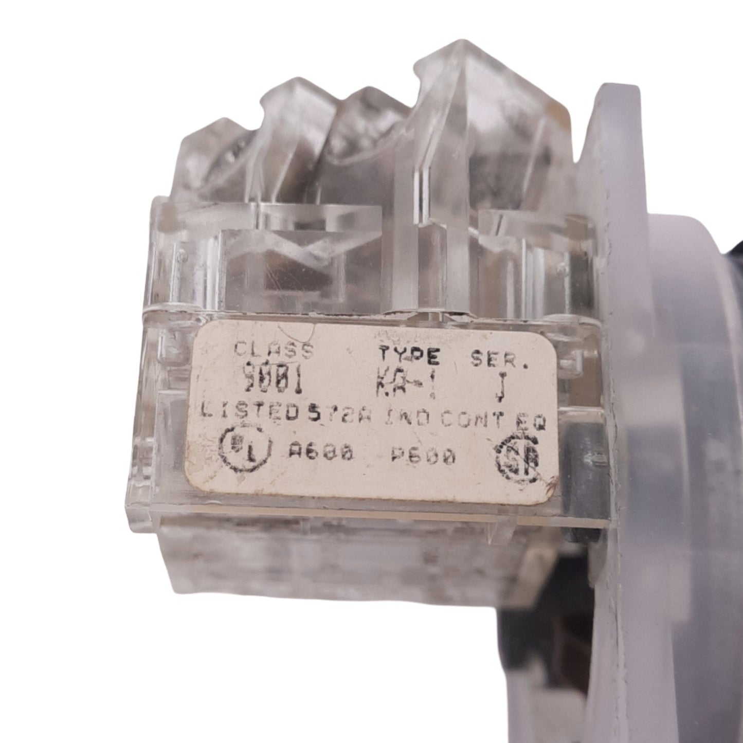 Used Schneider Electric 9001KS43FB Selector Switch, 3-Pos Maintained, 30.5mm, 1NO 1NC