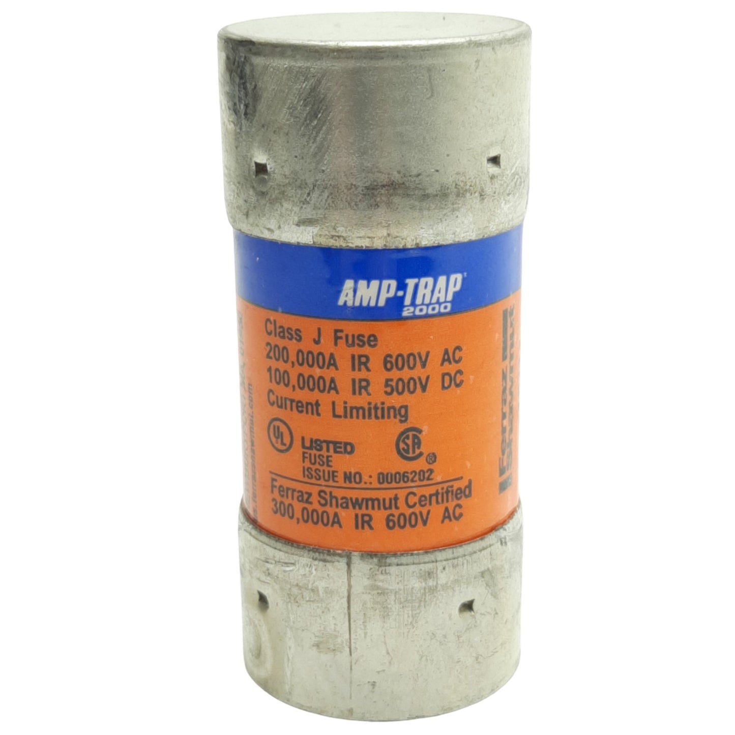 Used Lot of 3 Ferraz Shawmut AJT60 SmartSpot Amp-Trap Fuse Class J, 600VAC, 60A