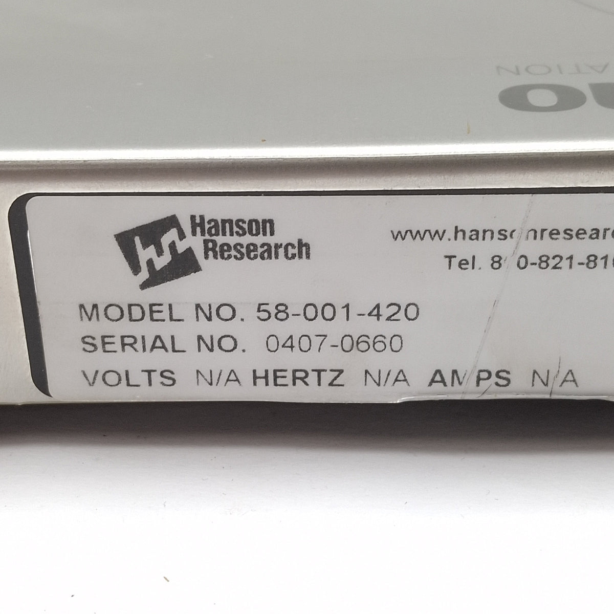 Used Hanson Research Variomag Telesystem Stirring Drive 6 & Telemodul 40C Control
