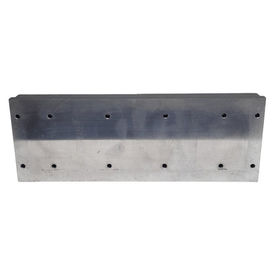 Used Aluminum Solid-State Relay Heatsink, 8.75inL x 3.13inW x 1.25inH, #8-32 Threads