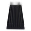 Used Aluminum Solid-State Relay Heatsink, 8.75inL x 3.13inW x 1.25inH, #8-32 Threads