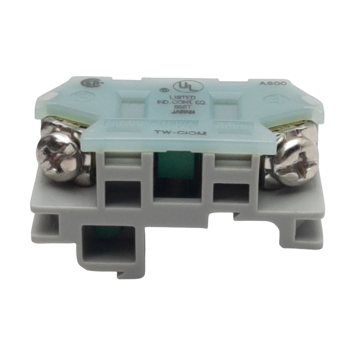 Used Lot of 2 Idec TW-C10M Pushbutton Contact Block, 1N.O., 10A 600VAC, 22mm