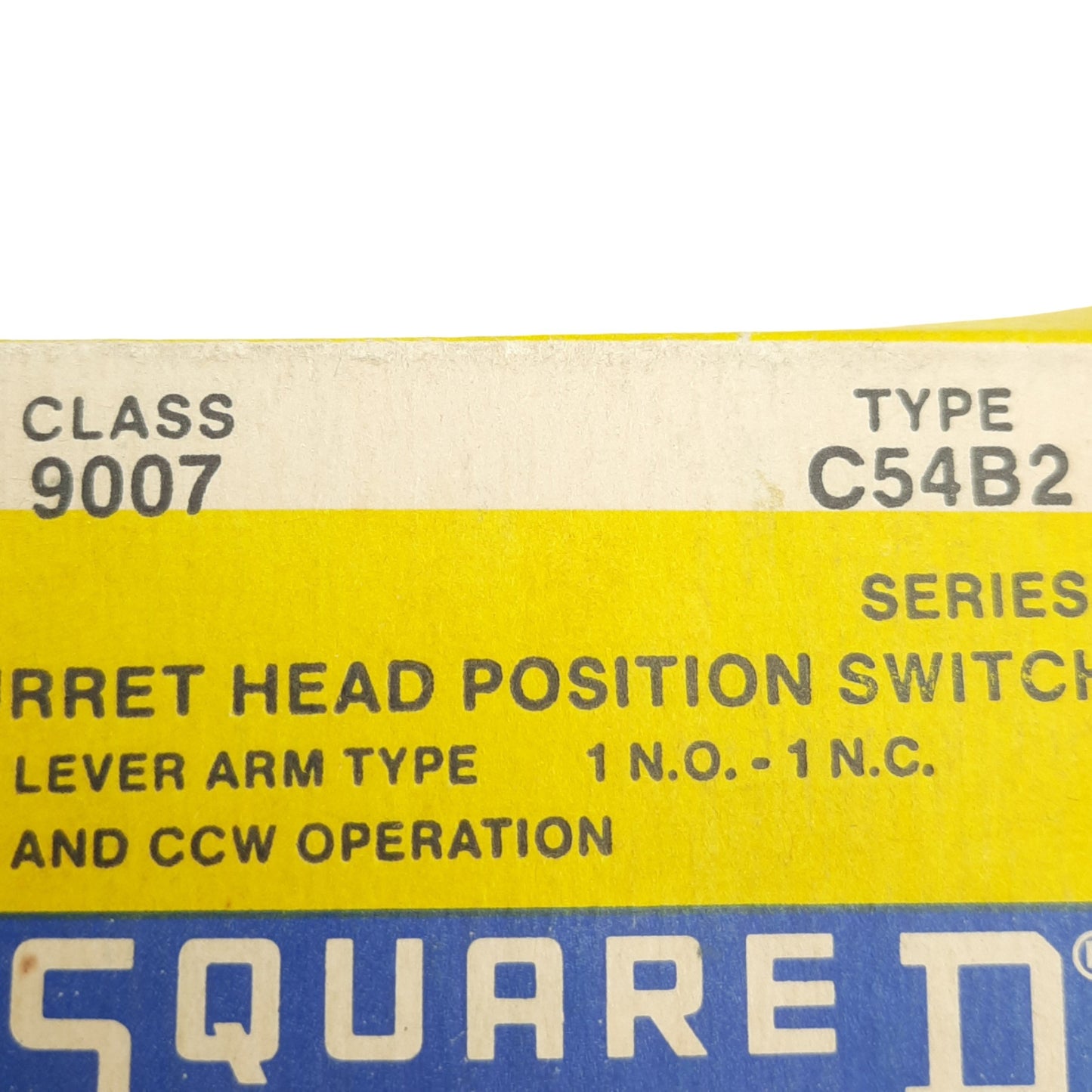 New Square D 9007C54B2 Heavy Duty Rotary Limit Switch, 1NC+1NO, 600VAC 10A, 1/2NPT