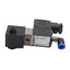 New Burkert 030101.0 Mini Solenoid Valve, 3/2 Way, G1/8 Male, 24VDC Coil