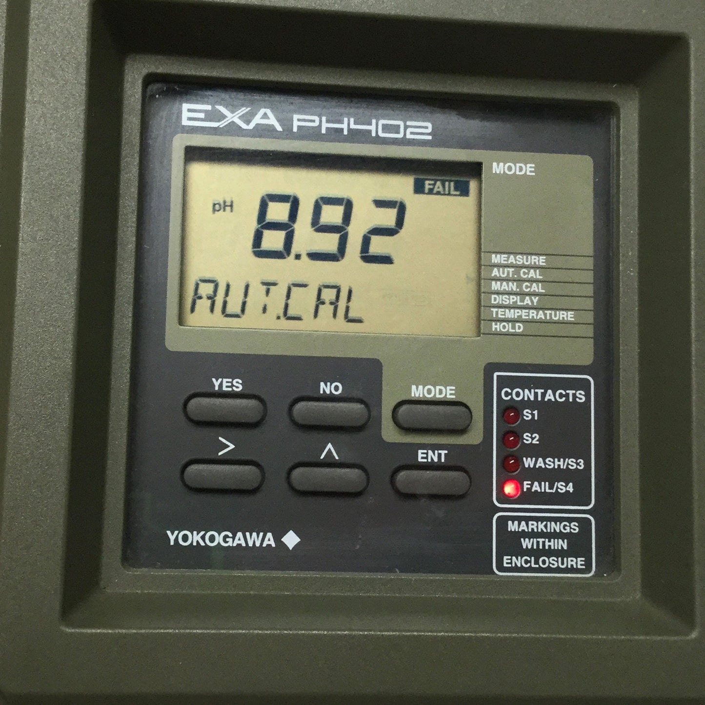 Used Yokogawa PH402G-E-1-E EXA Converter/Transmitter pH/ORP/rH/Temp Analyzer, 115VAC