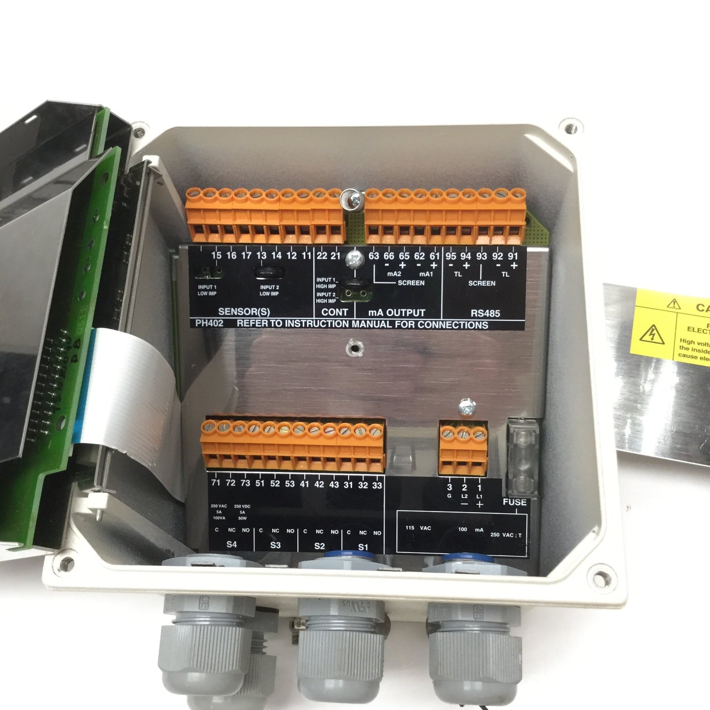 Used Yokogawa PH402G-E-1-E EXA Converter/Transmitter pH/ORP/rH/Temp Analyzer, 115VAC