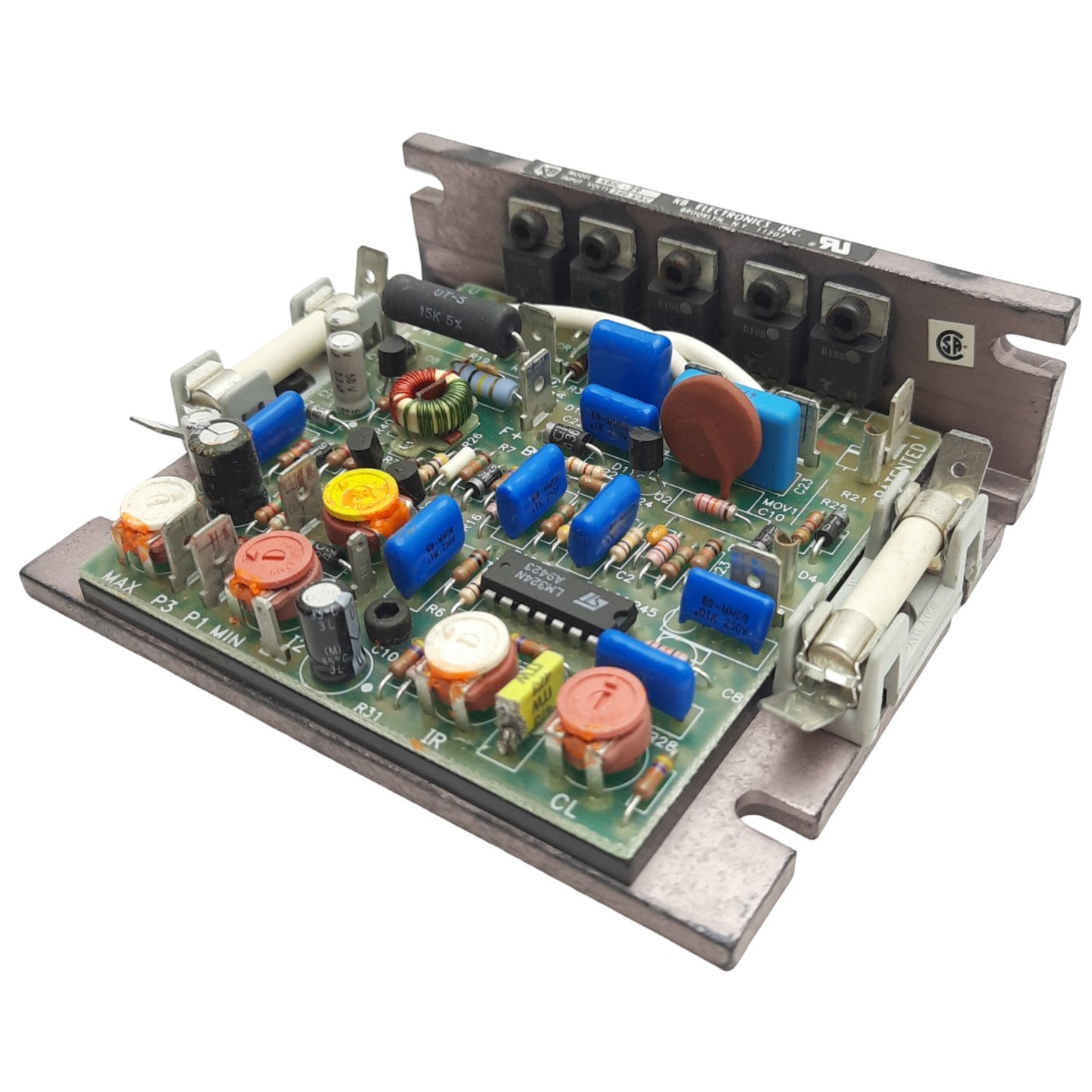 Used KB Electronics KBIC-29 DC Motor Speed Control 240VAC Input, 0-180VDC Output