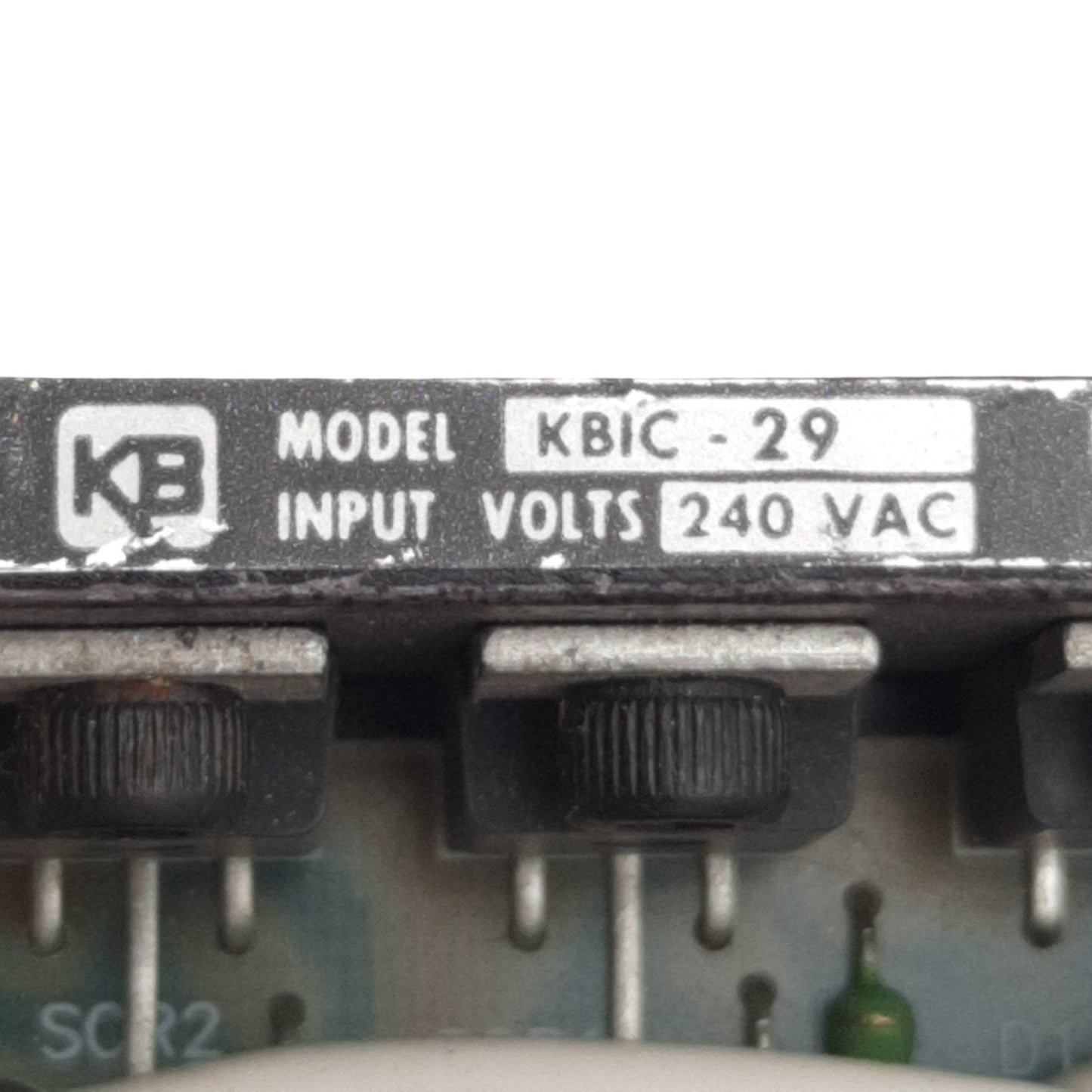 Used KB Electronics KBIC-29 DC Motor Speed Control 240VAC Input, 0-180VDC Output