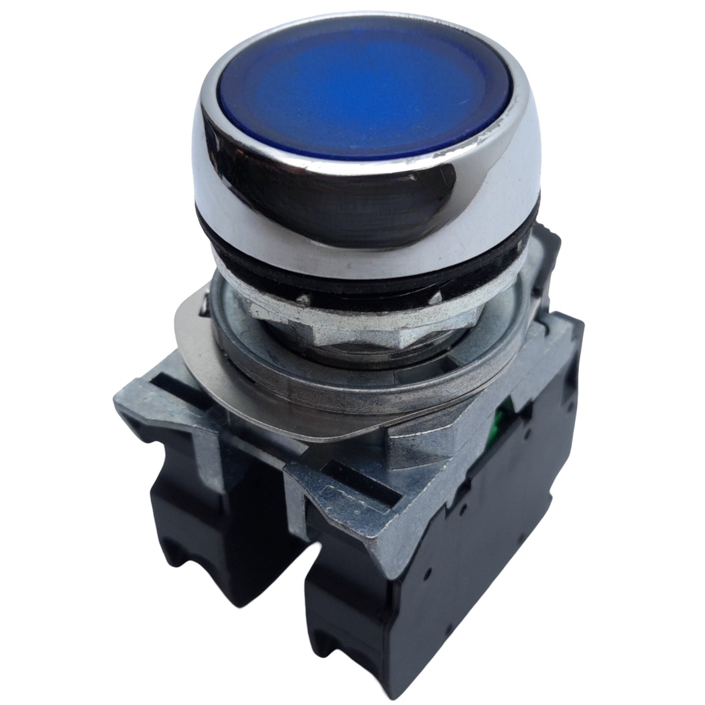 Used Allen Bradley 800FM-LF6 Illuminated Push Button Blue, ø22mm 1NO-1NC, 10A 300V AC