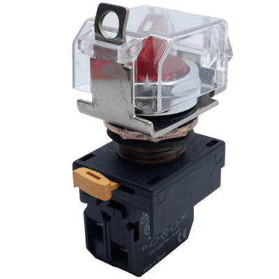 Used Cutler-Hammer E22S62 Illuminated Selector Switch 2-Position 1NO 600VAC *No Bulb*