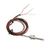 Used Watlow 30DETSS048A Rigid Thermocouple ø3/16 Sheath W/ Cap, Type E, Ungrounded