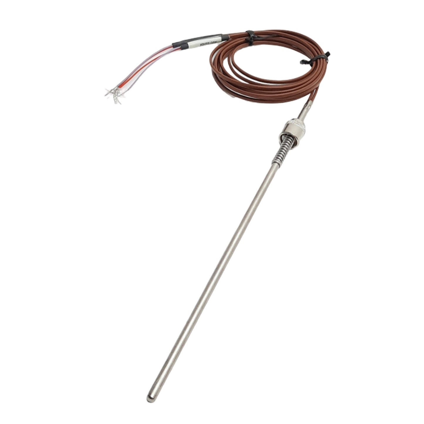 Used Watlow 30DETSS048A Rigid Thermocouple ø3/16 Sheath W/ Cap, Type E, Ungrounded