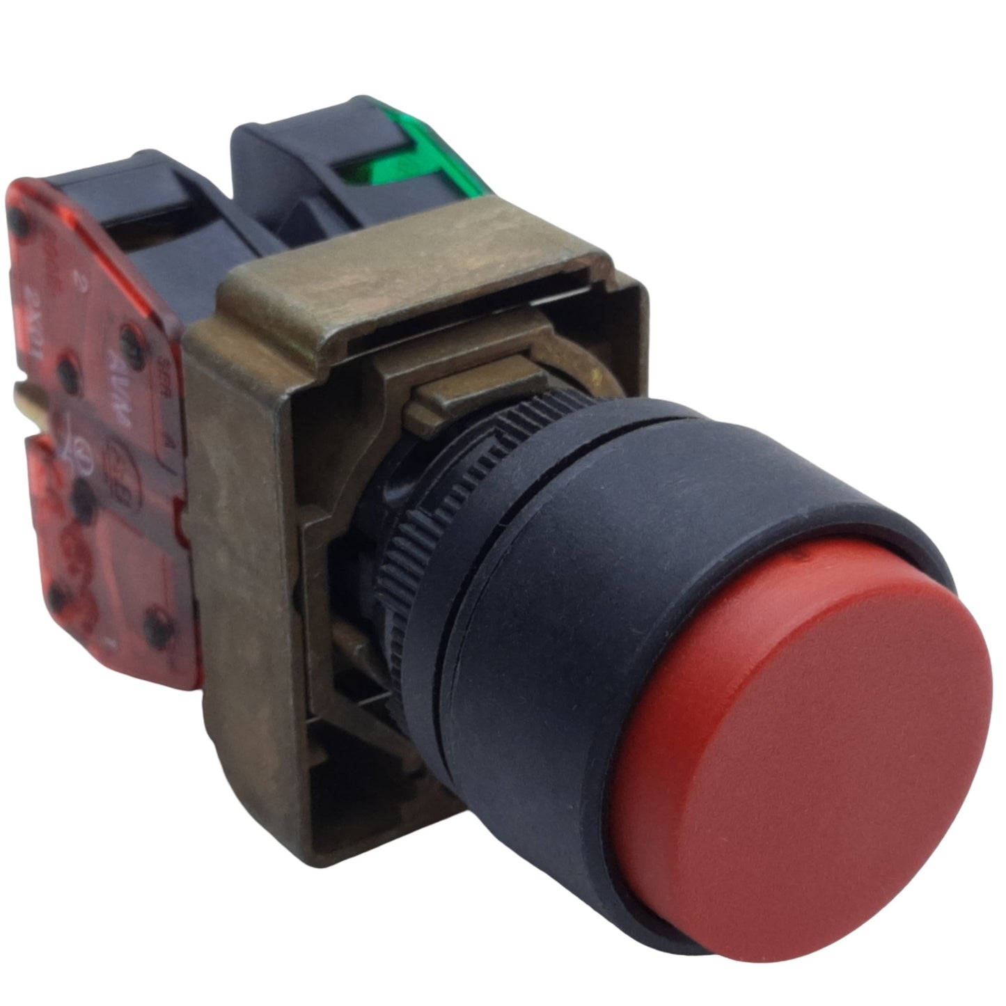 Used Allen Bradley 800EP-E4 Push Button Momentary, ø22.5mm, 1NO-1NC, 10A 600V AC/DC