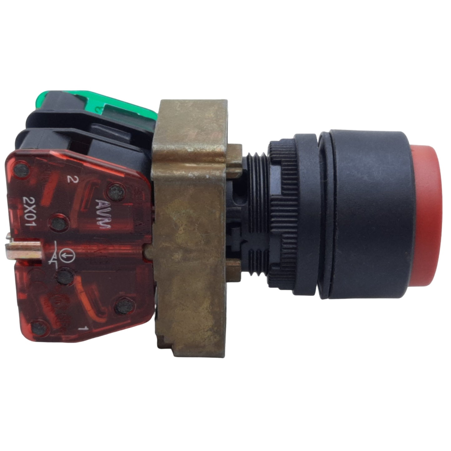 Used Allen Bradley 800EP-E4 Push Button Momentary, ø22.5mm, 1NO-1NC, 10A 600V AC/DC