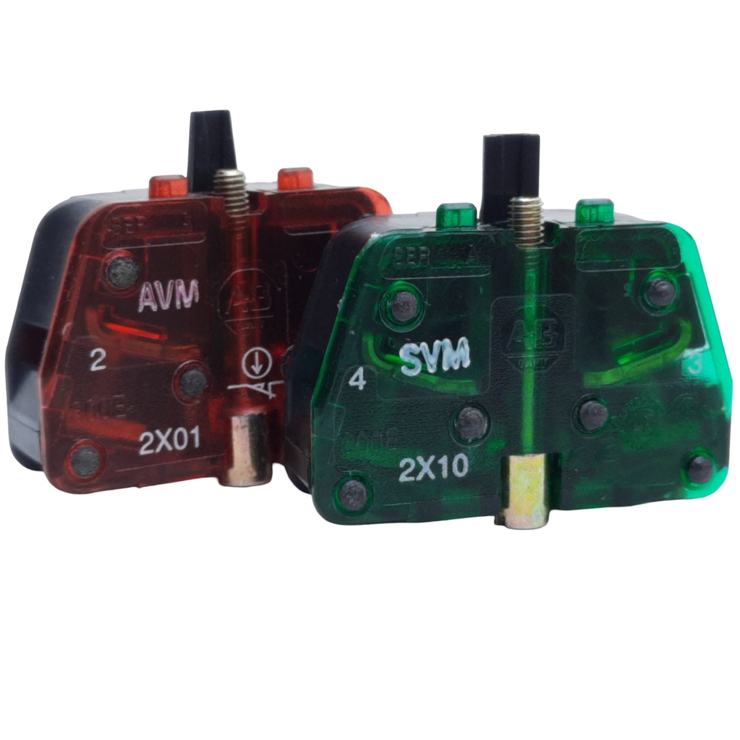 Used Allen Bradley 800EP-E4 Push Button Momentary, ø22.5mm, 1NO-1NC, 10A 600V AC/DC