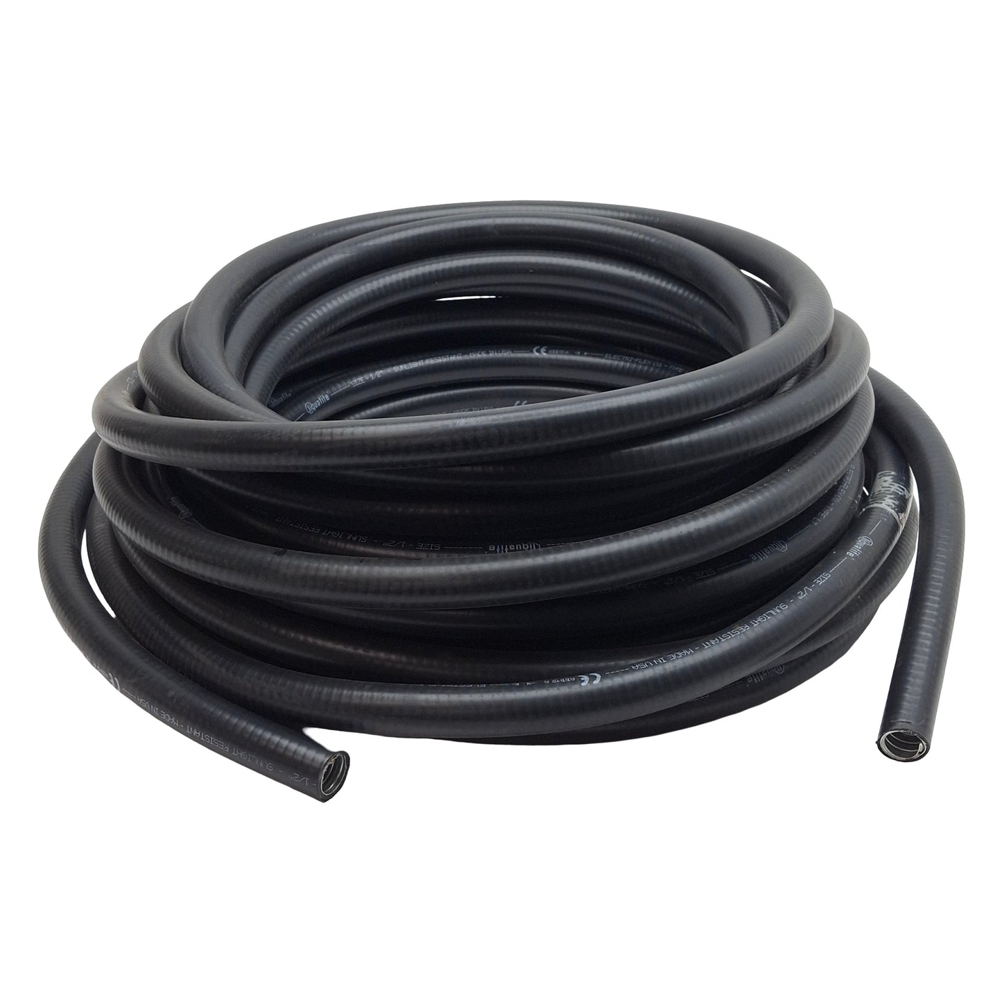New – Open box Liquatite LT-11 Liquid Tight Conduit, Black PVC, ø0.625in ID, ø0.830 OD, 60ft