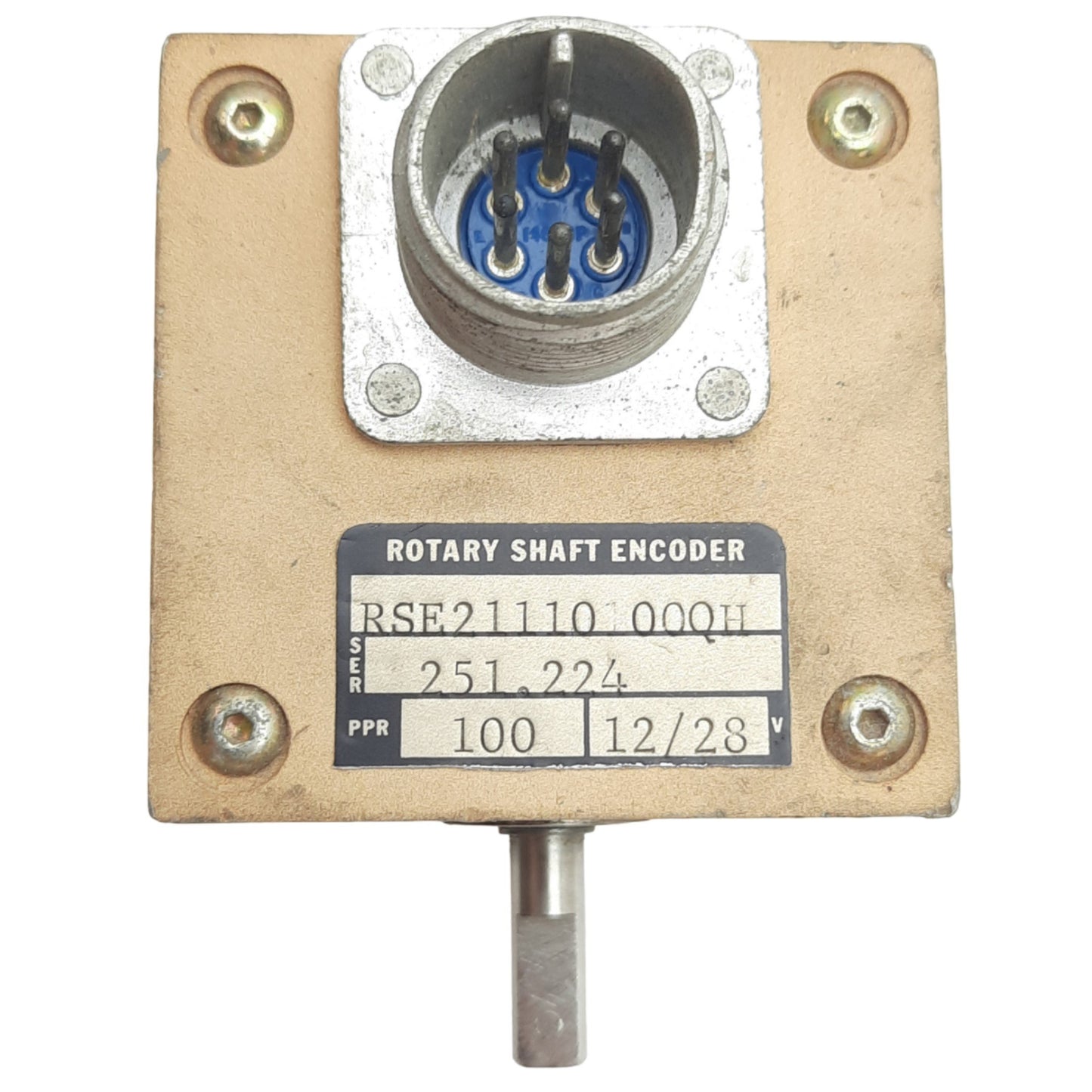 Used FSI Technologies RSE-2111-0100-QH Rotary Shaft Encoder 12-28VDC, ø1/4in Shaft