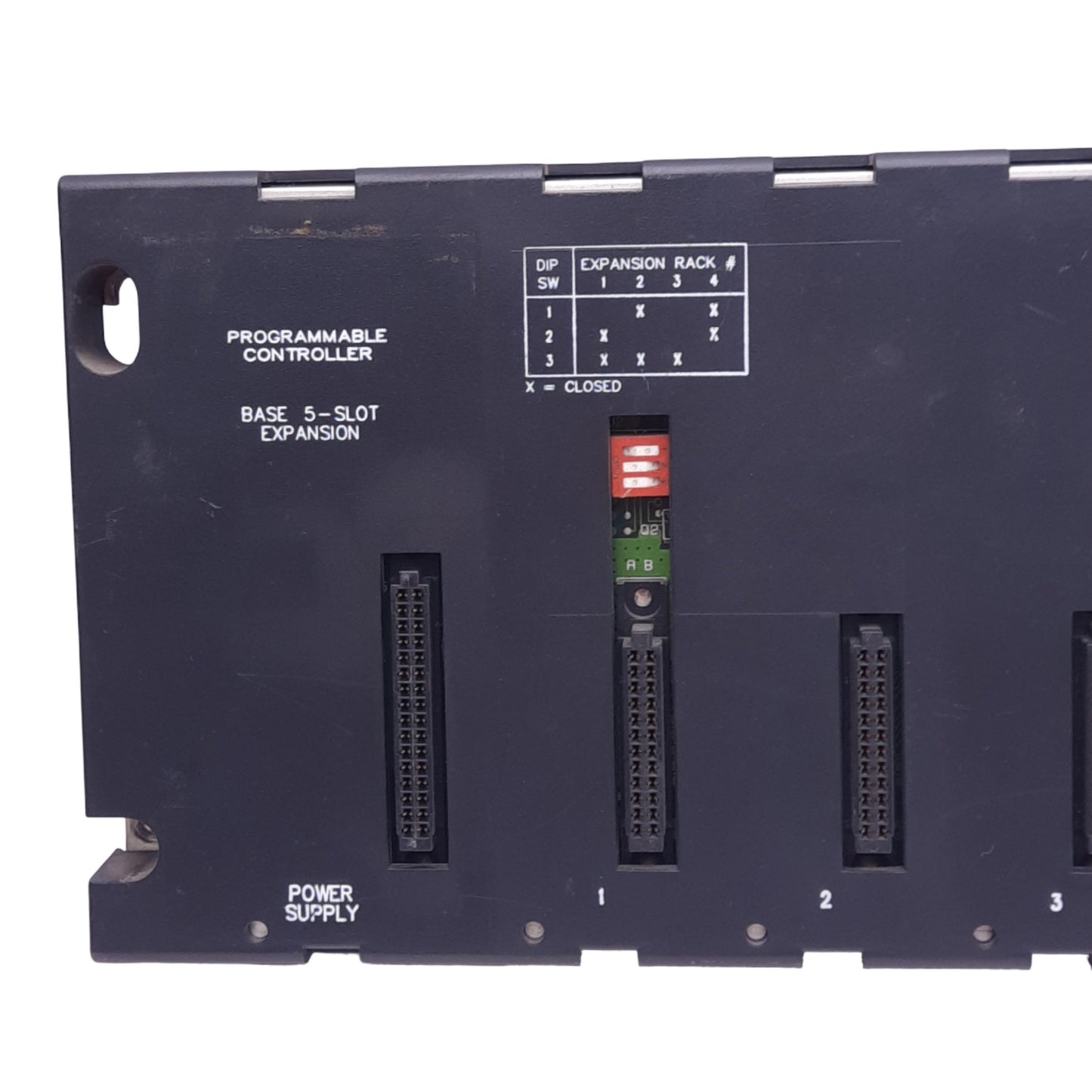 Used GE Fanuc IC693CHS398B Expansion Base Unit, 5-Slot, 5VDC, for 90-30 PLC