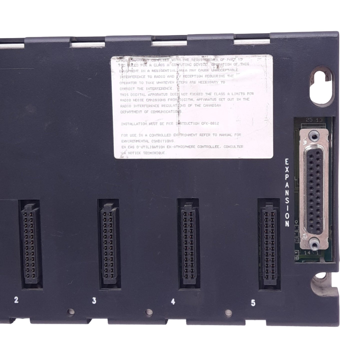 Used GE Fanuc IC693CHS398B Expansion Base Unit, 5-Slot, 5VDC, for 90-30 PLC