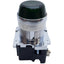 Used Cutler-Hammer 10250T63H Pilot Light, Green Lens, ø30.5mm, 120V AC *No Bulb*
