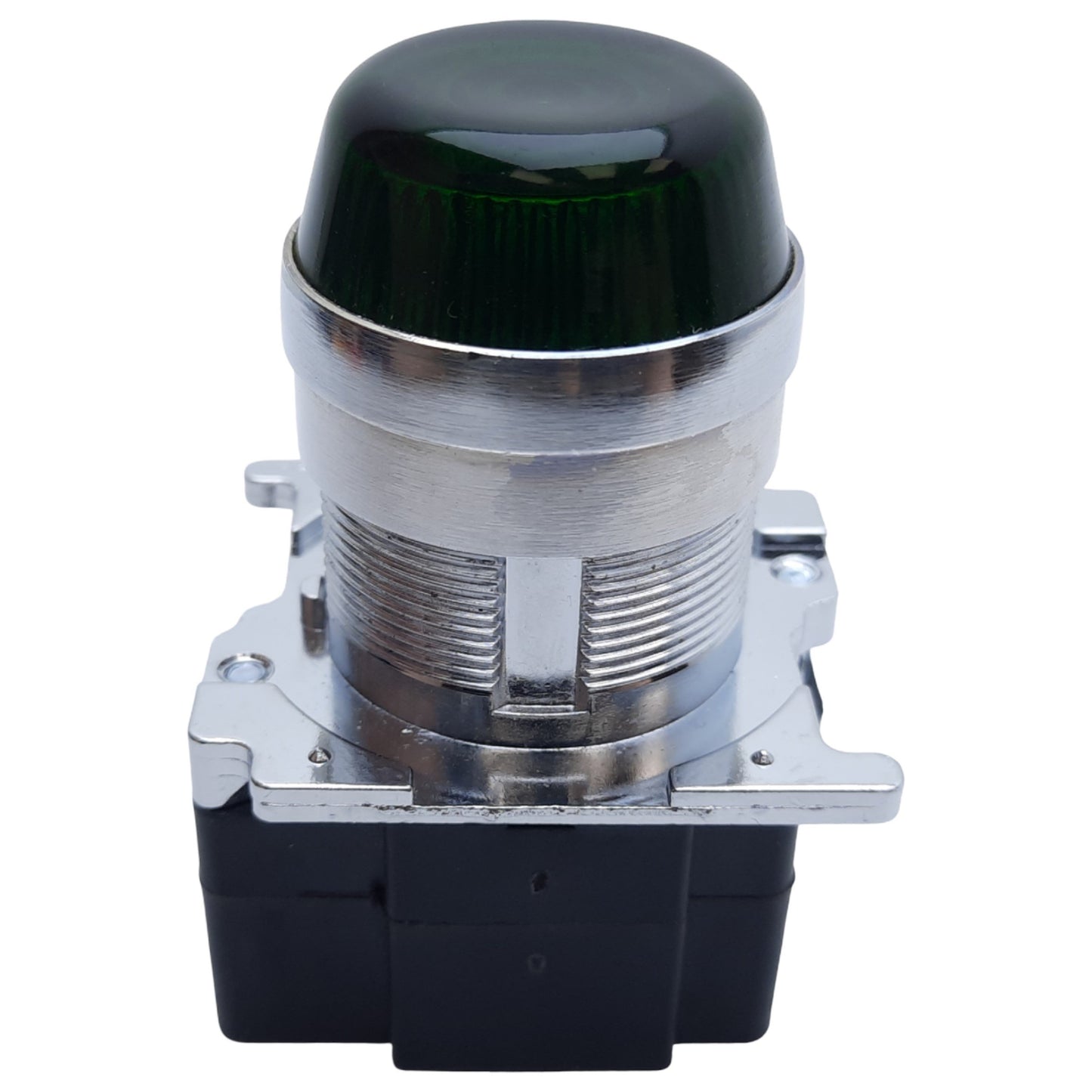 Used Cutler-Hammer 10250T63H Pilot Light, Green Lens, ø30.5mm, 120V AC *No Bulb*