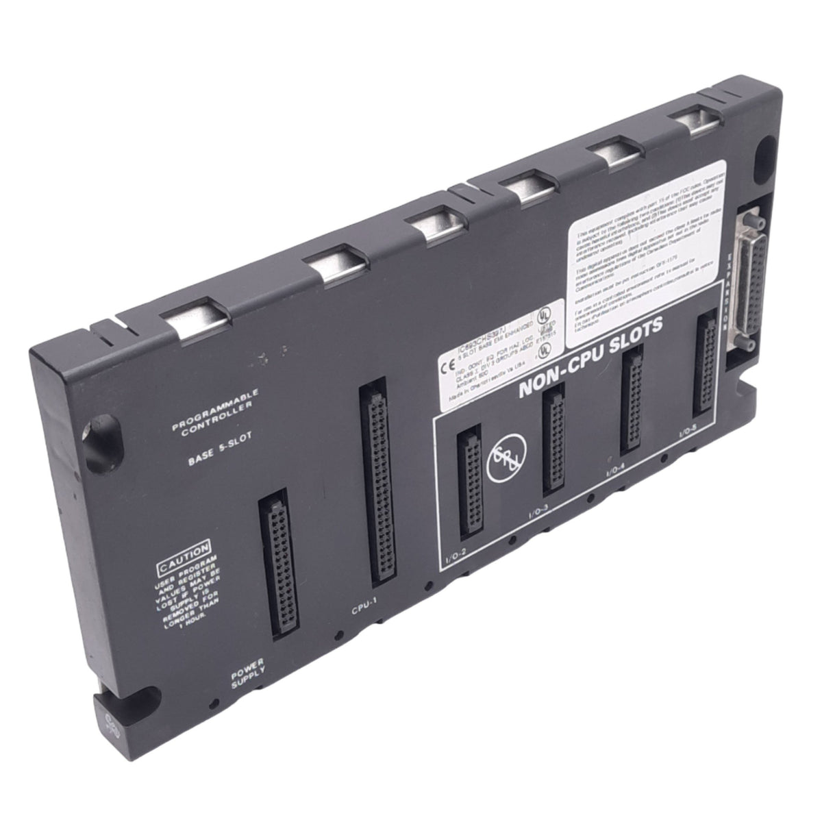 Used GE Fanuc IC693CHS397J Expansion Base Unit EMI Enhanced, 5-Slot, for 90-30 PLC