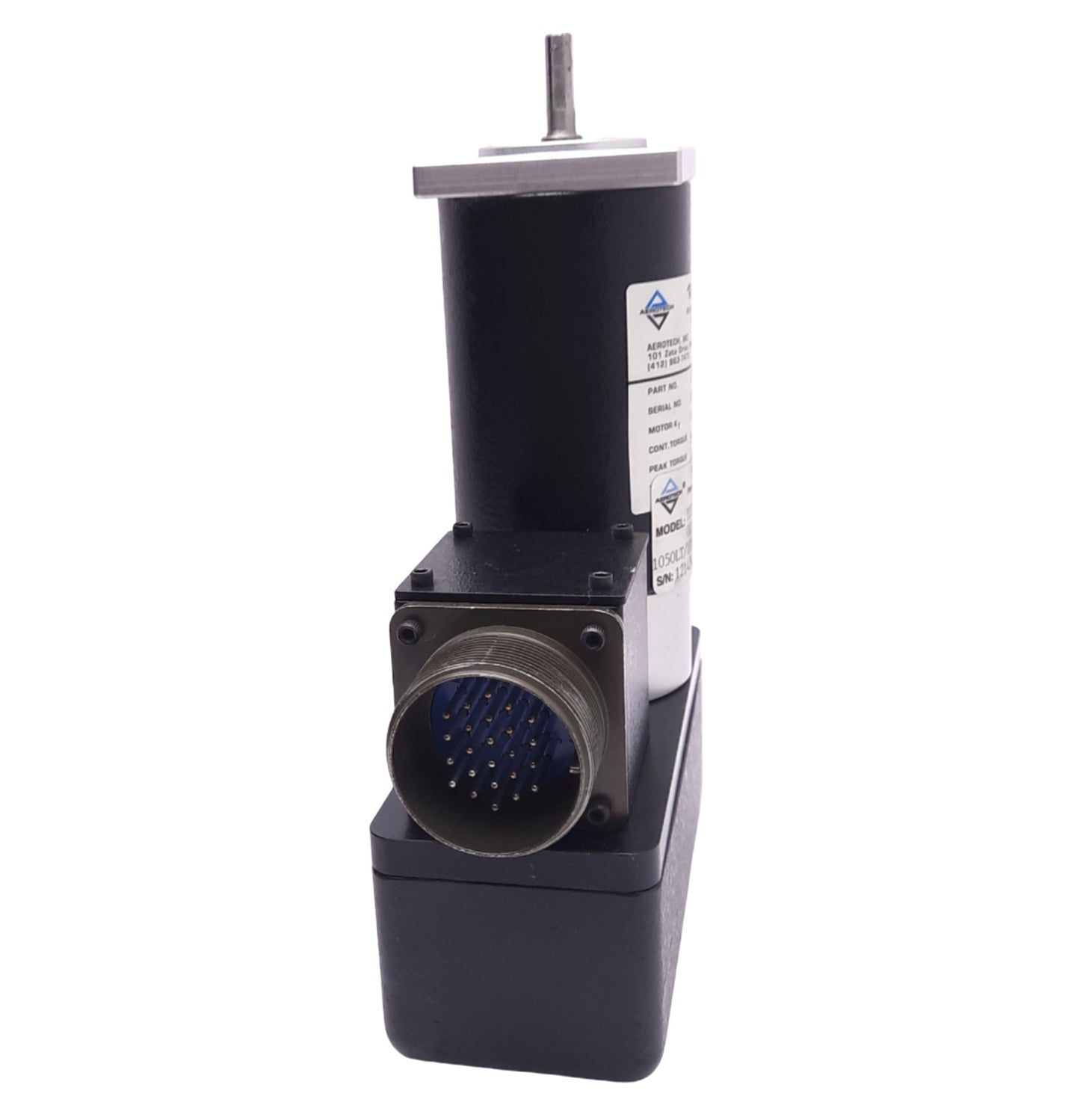 Used Aerotech 1050LT 1000LD MSOF Permanent Magnet Servo Motor, 9.32oz-in/amp, 40VDC