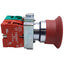 Used Teknic 2AMPP4 Emergency Stop Push-Pull Button, Maintained, 1NO-1NC, 10A 500V AC