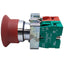 Used Teknic 2AMPP4 Emergency Stop Push-Pull Button, Maintained, 1NO-1NC, 10A 500V AC