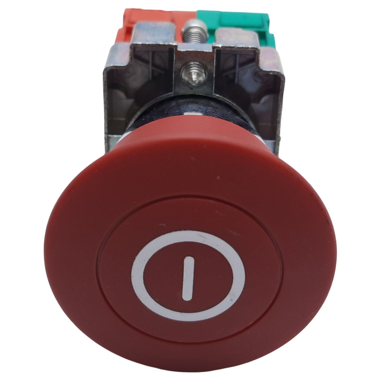 Used Teknic 2AMPP4 Emergency Stop Push-Pull Button, Maintained, 1NO-1NC, 10A 500V AC
