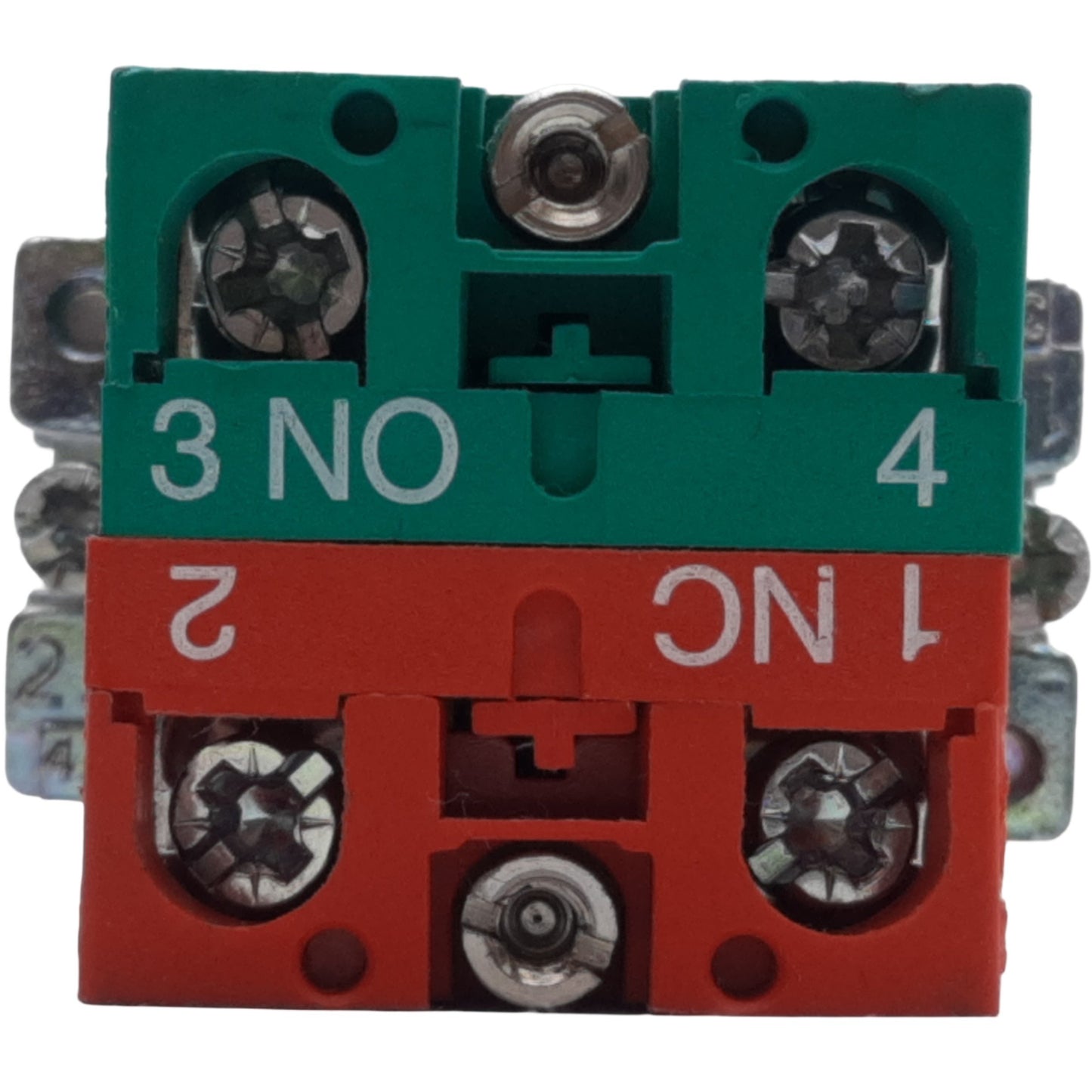 Used Teknic 2AMPP4 Emergency Stop Push-Pull Button, Maintained, 1NO-1NC, 10A 500V AC