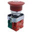 Used Teknic 2AMPP4 Emergency Stop Push-Pull Button, Maintained, 1NO-1NC, 10A 500V AC