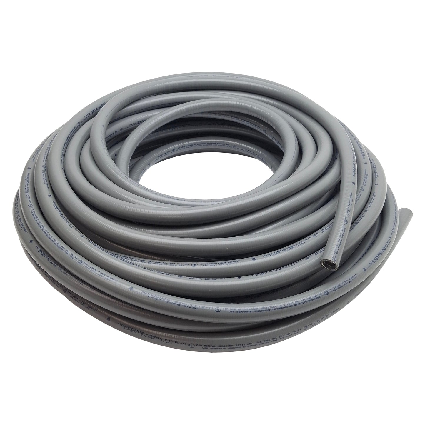 New Anamet 34212 Anaconda Sealtite Flexible Metal Conduit, 1/2in Trade Size, 100ft