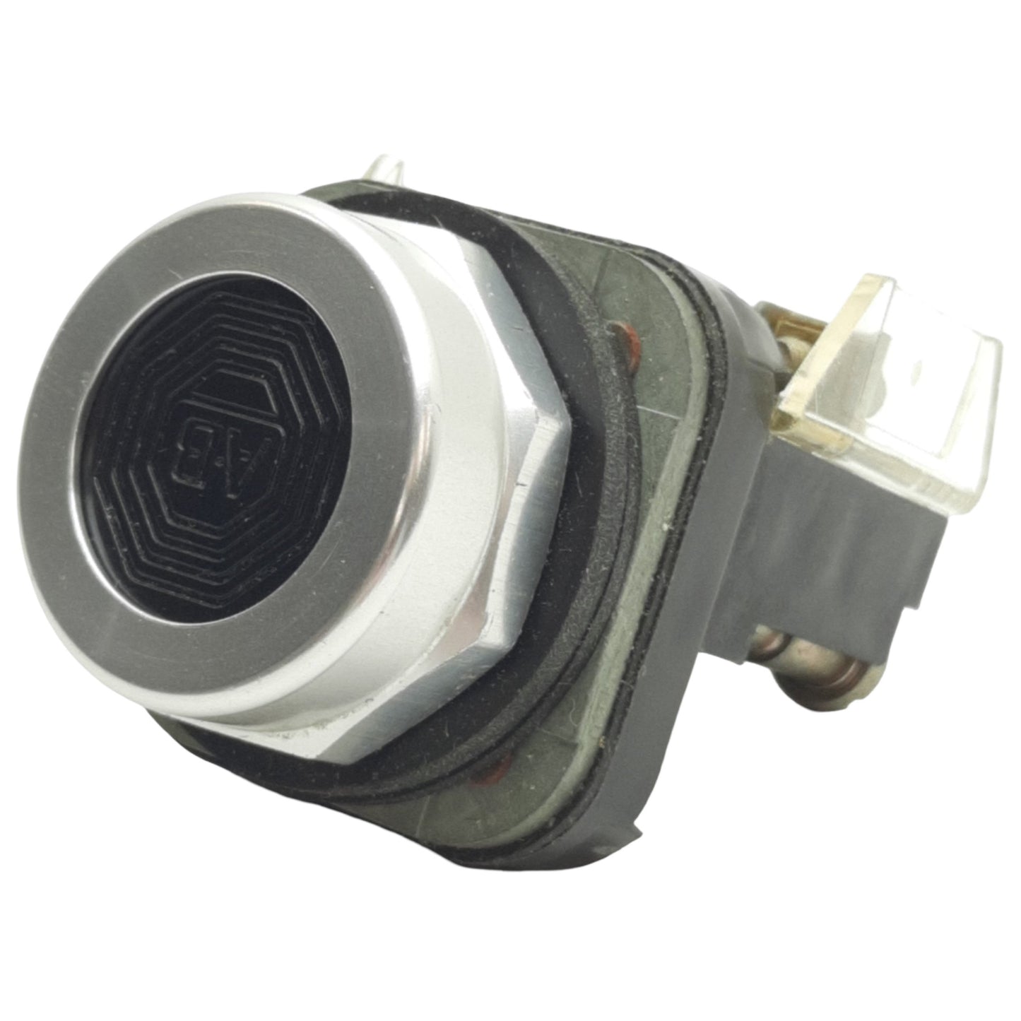 Used Allen Bradley 800TC-A2A Momentary Black Push Button ø30mm, 1NO+1NC, 600VAC