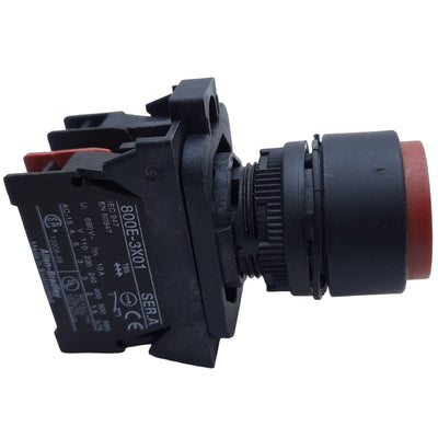 Used Allen Bradley 800EP-E4 Push Button, Momentary, ø22.5mm, 2NC, 10A 690V AC