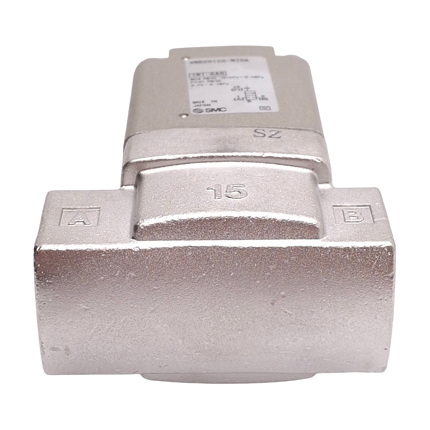 New SMC VNB201CS-N10A Process Valve, Normally Closed 2-Port -101kPa~0.5MPa 3/8in NPT