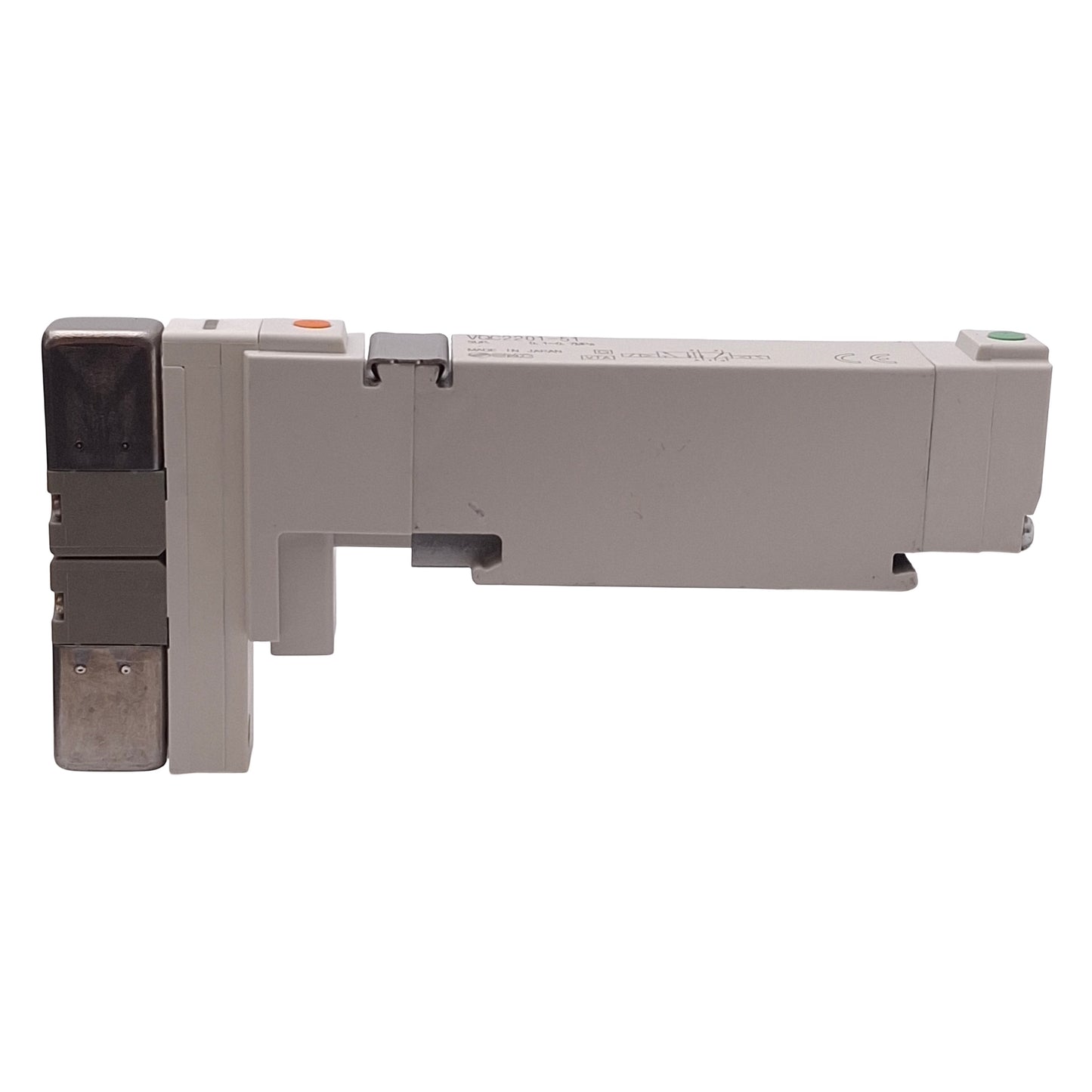 New SMC VQC2201-51 Double Solenoid Valve, 2-Position Double, 0.1-0.7MPa, 24VDC Coil