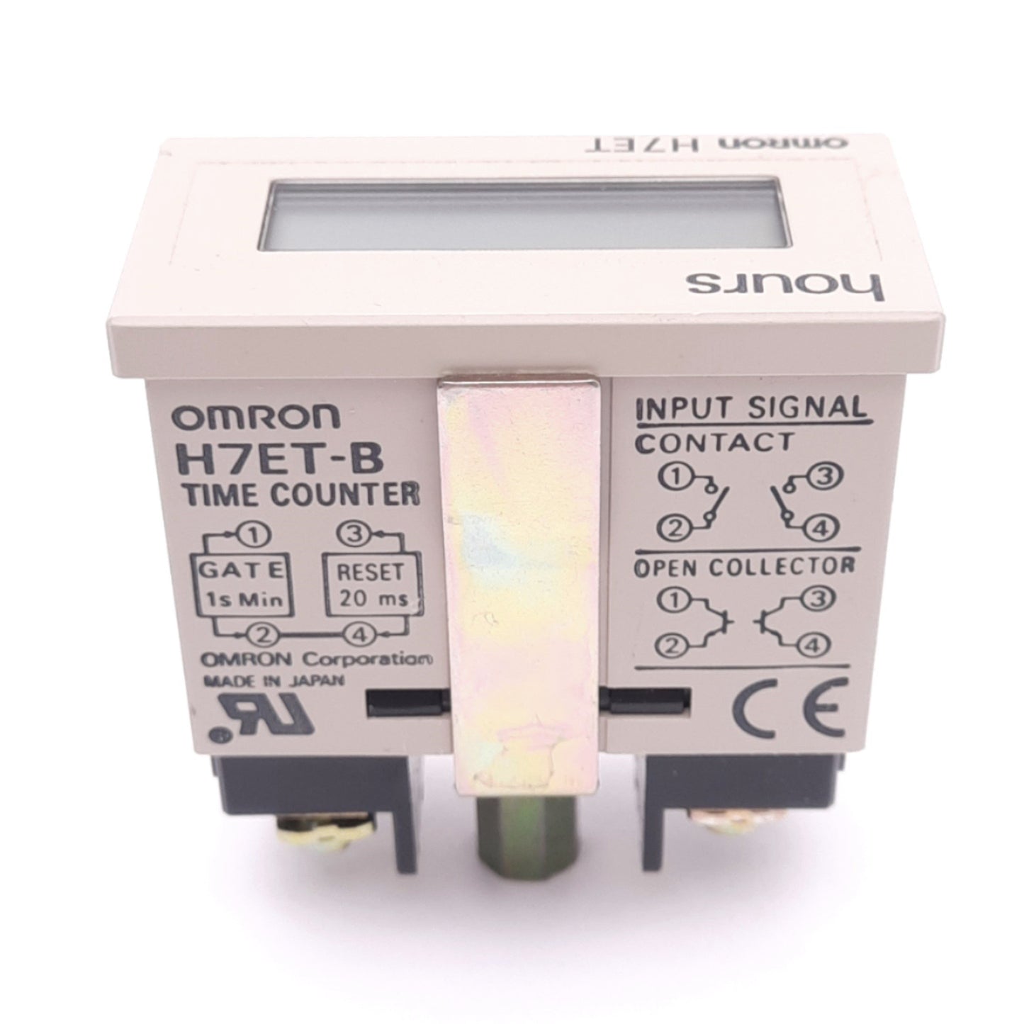 Used Omron H7ET-B Self Powered Time Counter, 7-Digit, 48x24mm 1/32 DIN Panel