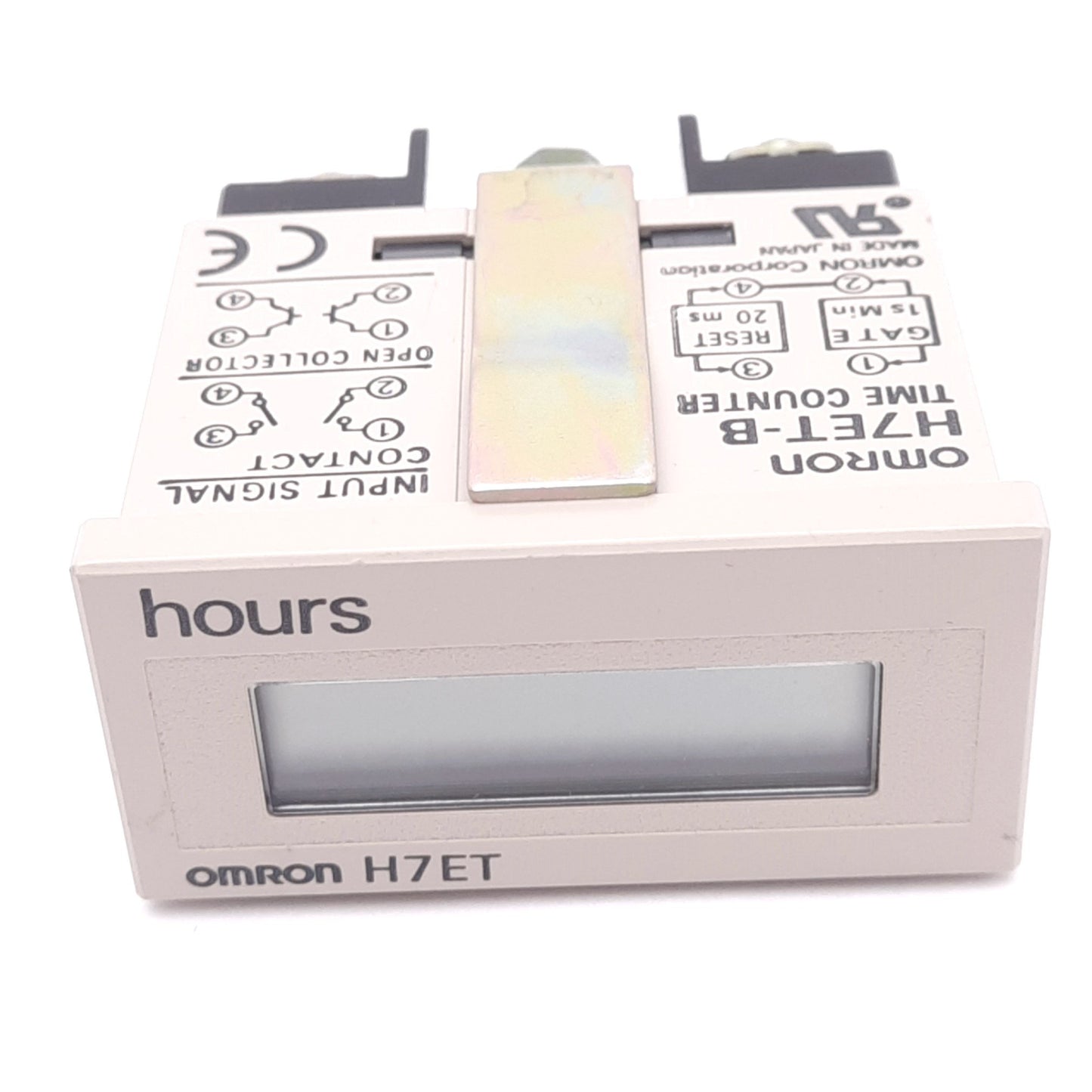 Used Omron H7ET-B Self Powered Time Counter, 7-Digit, 48x24mm 1/32 DIN Panel