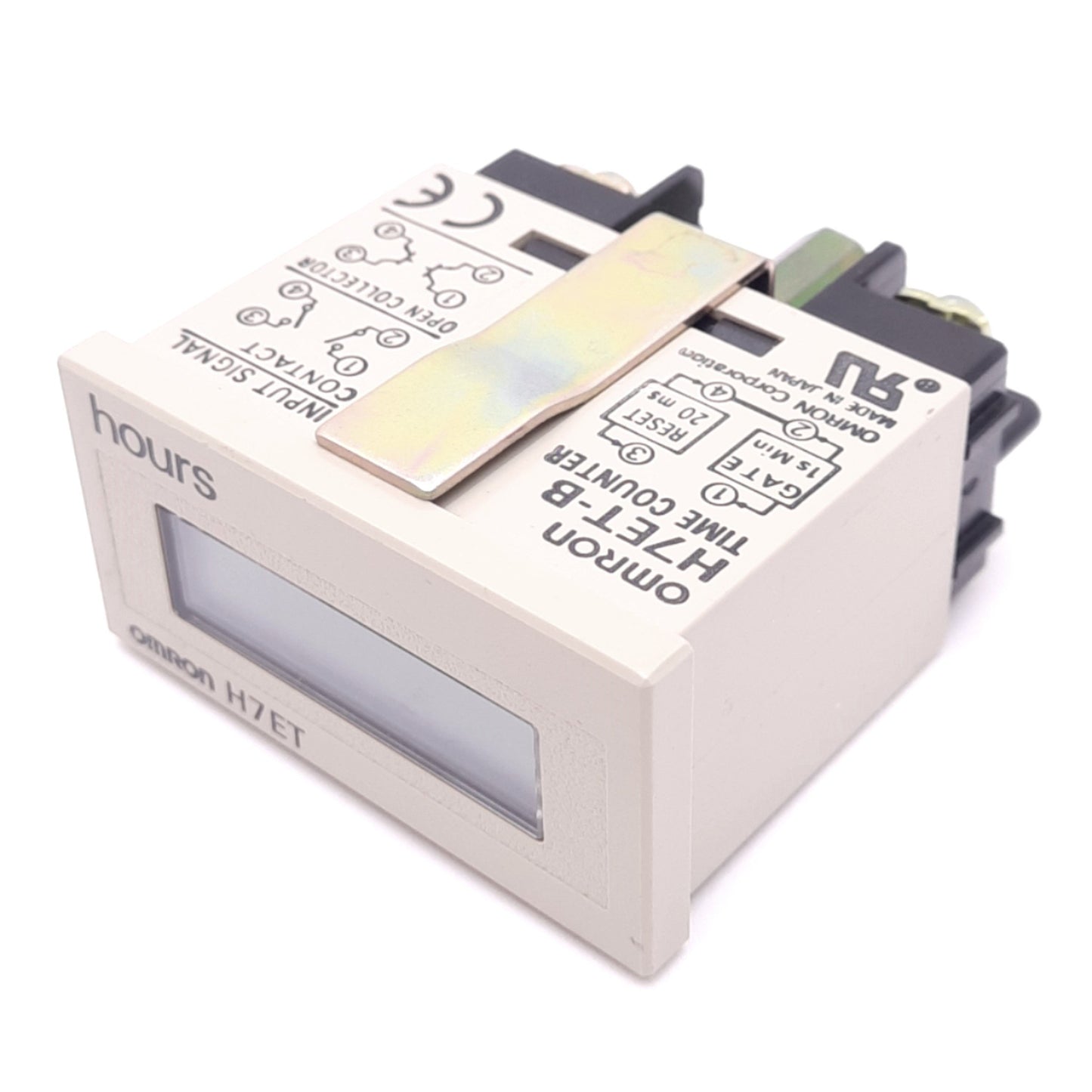 Used Omron H7ET-B Self Powered Time Counter, 7-Digit, 48x24mm 1/32 DIN Panel
