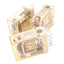 Used Lot of 3 IDEC RH1B-L DC24V Relays, SPDT, 5-Pin Blades, 10A Max, 24VDC Coil