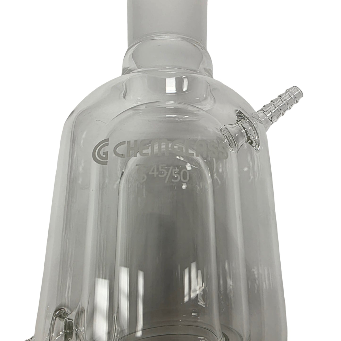 New – Open box Chemglass CG-1217-25 Reflux Condenser, 45/50 Joint, 315mm x 100mm