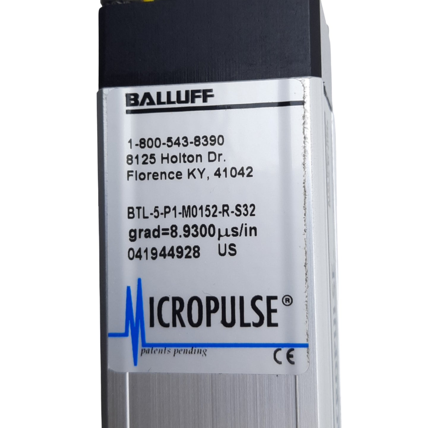 New – Open box Balluff BTL-5-P1-M0152-R-S32 Micropulse Position Transducer, 152mm, 24VDC