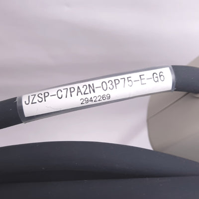 New Yaskawa JZSP-C7PA2N-03P75-E-G6 Encoder Cable for Sigma-7, FireWire to M12 8-Pin