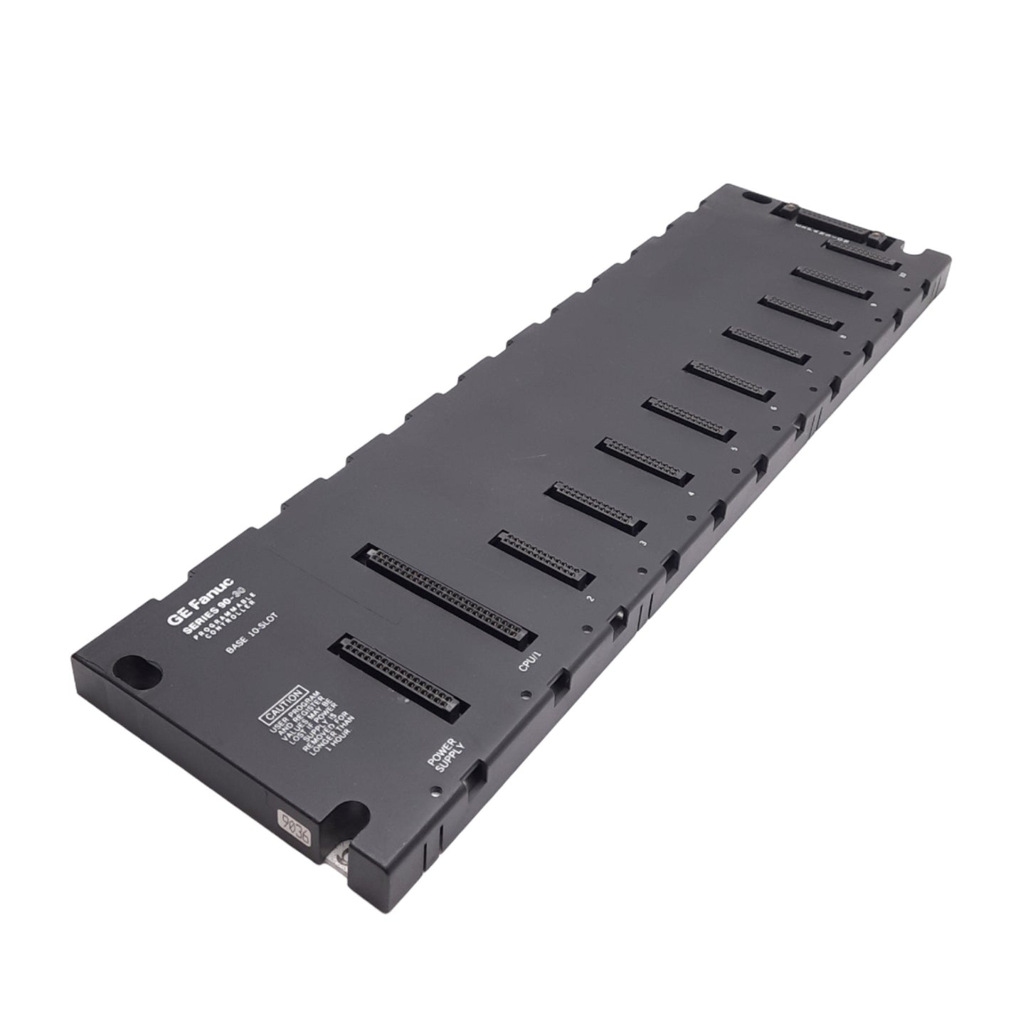 Used GE Fanuc IC693CHS391C Base I/O Rack for 90-30 Series PLC, 10-Slot, 5VDC